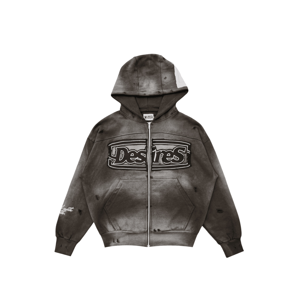 WASHED HOODIE BROWN