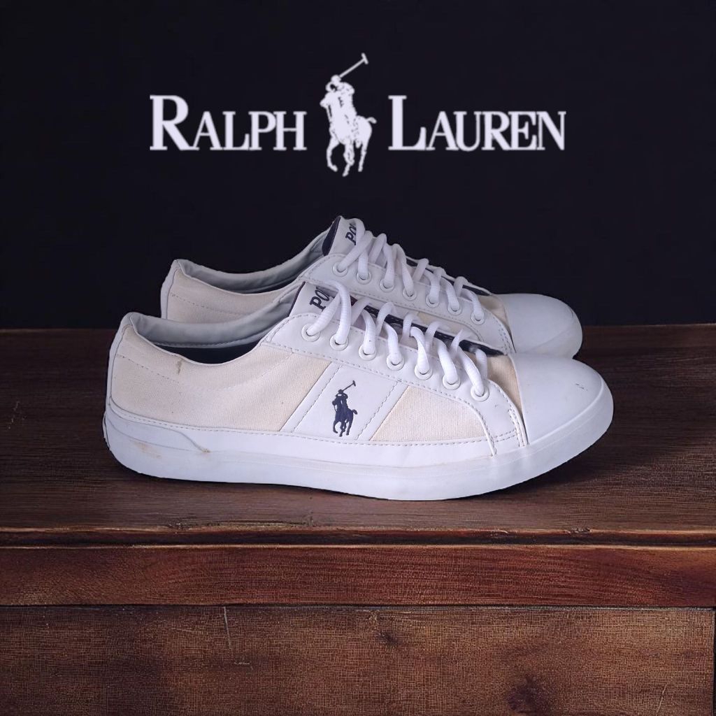 sepatu Polo Ralph Lauren putih second original