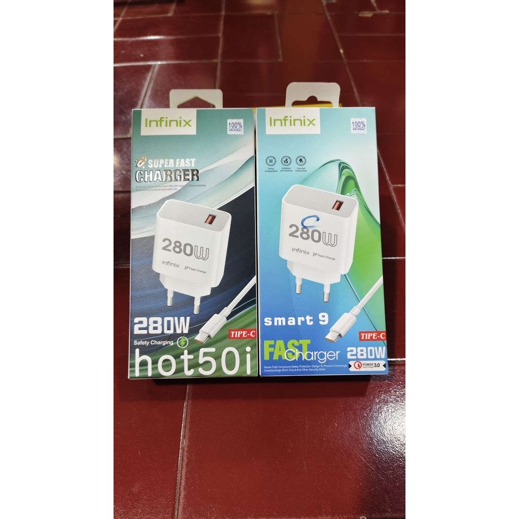 Charger HP Infinix Ori pengisian cepat fast charger
