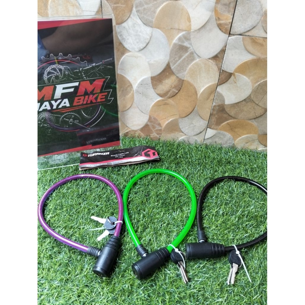 Gembok kawat baja buat sepeda helm dan pagar rumah