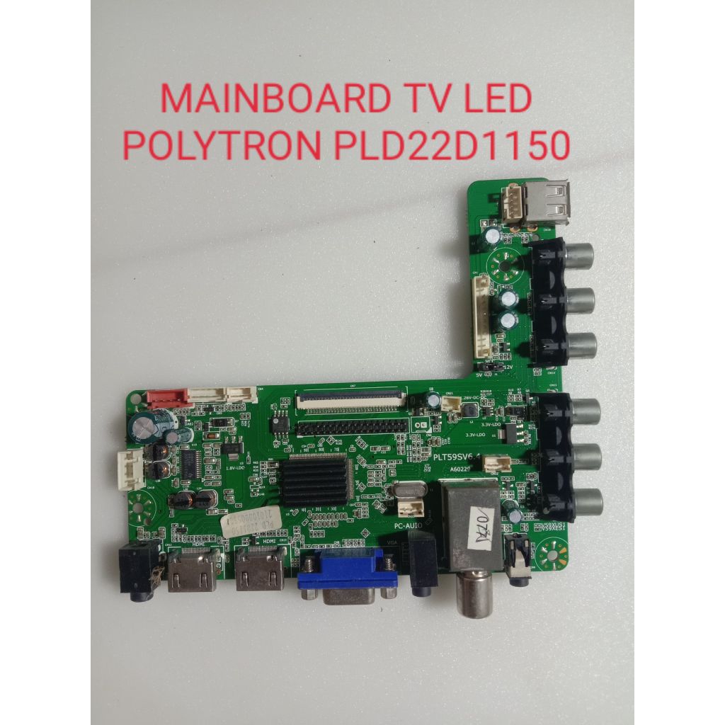 MB Mainboard Motherboard tv led polytron PLD22D1150 , PLD 22D1150