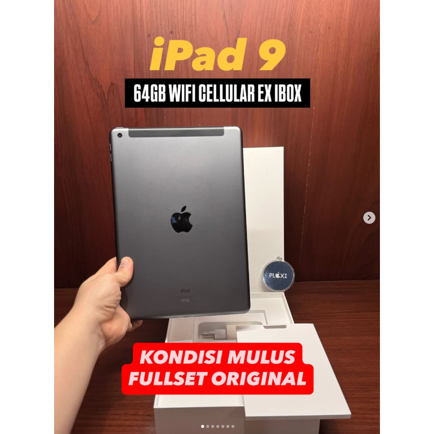 iPad 9 64GB Wifi Cellular ex Garansi Resmi Indonesia