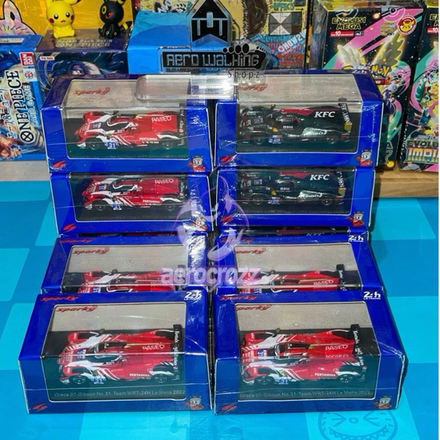 1:64 Diecast SPARKY x KFC 24H Le Mans LMP2 FIA WEC Oreca Limited Edition Mobil Car