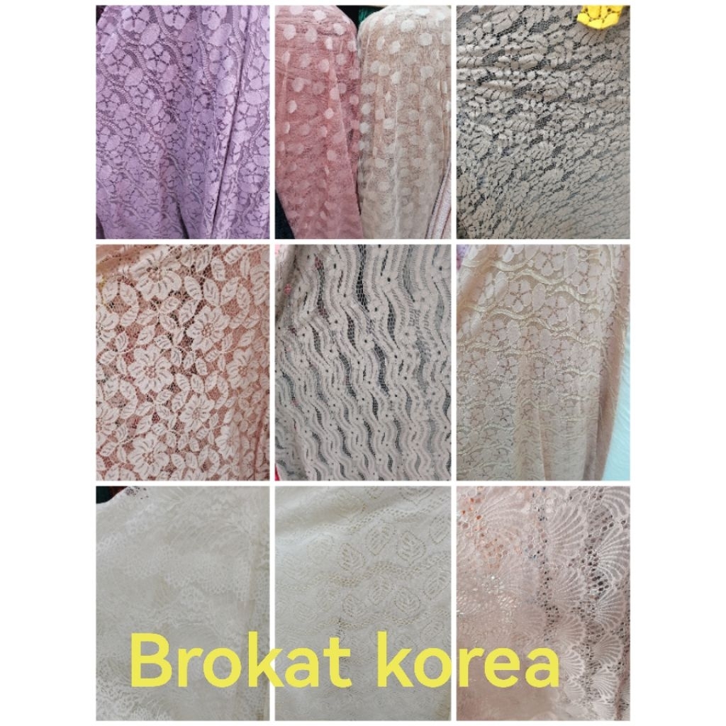 Kain Brokat Premium Motif Terbaru | Kain Brokat | Kain Brokat| Brokat Premium