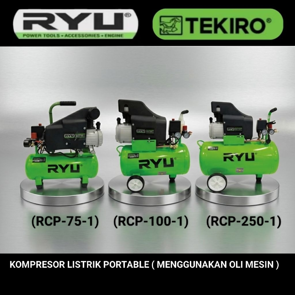 Ryu by tekiro mesin kompresor listrik portable + asuransi