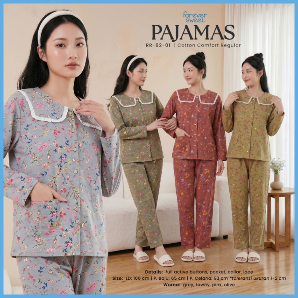 FOREVER SWEET ONE SET PANJANG WANITA KEKINIAN