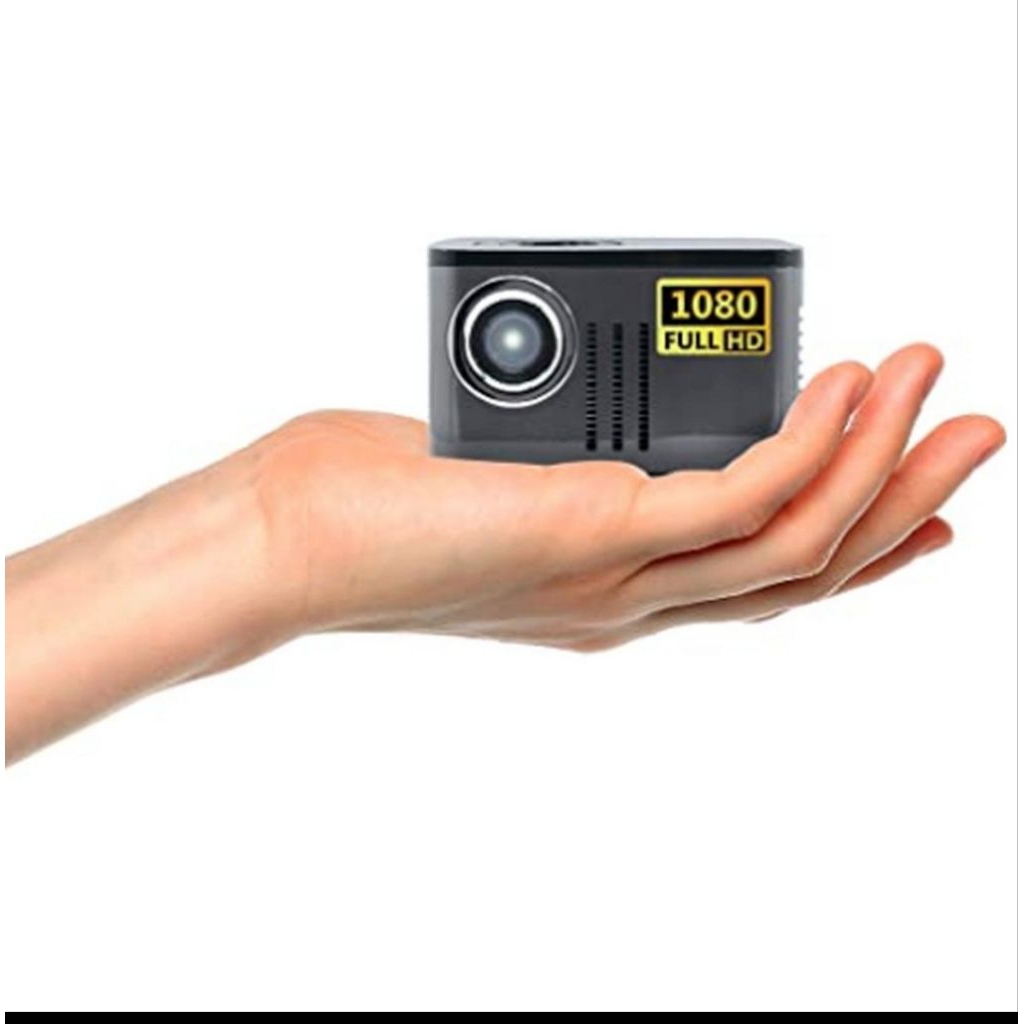 Original | Proyektor Mini P7 Full HD Native 1080P Original – Portable DLP Projector