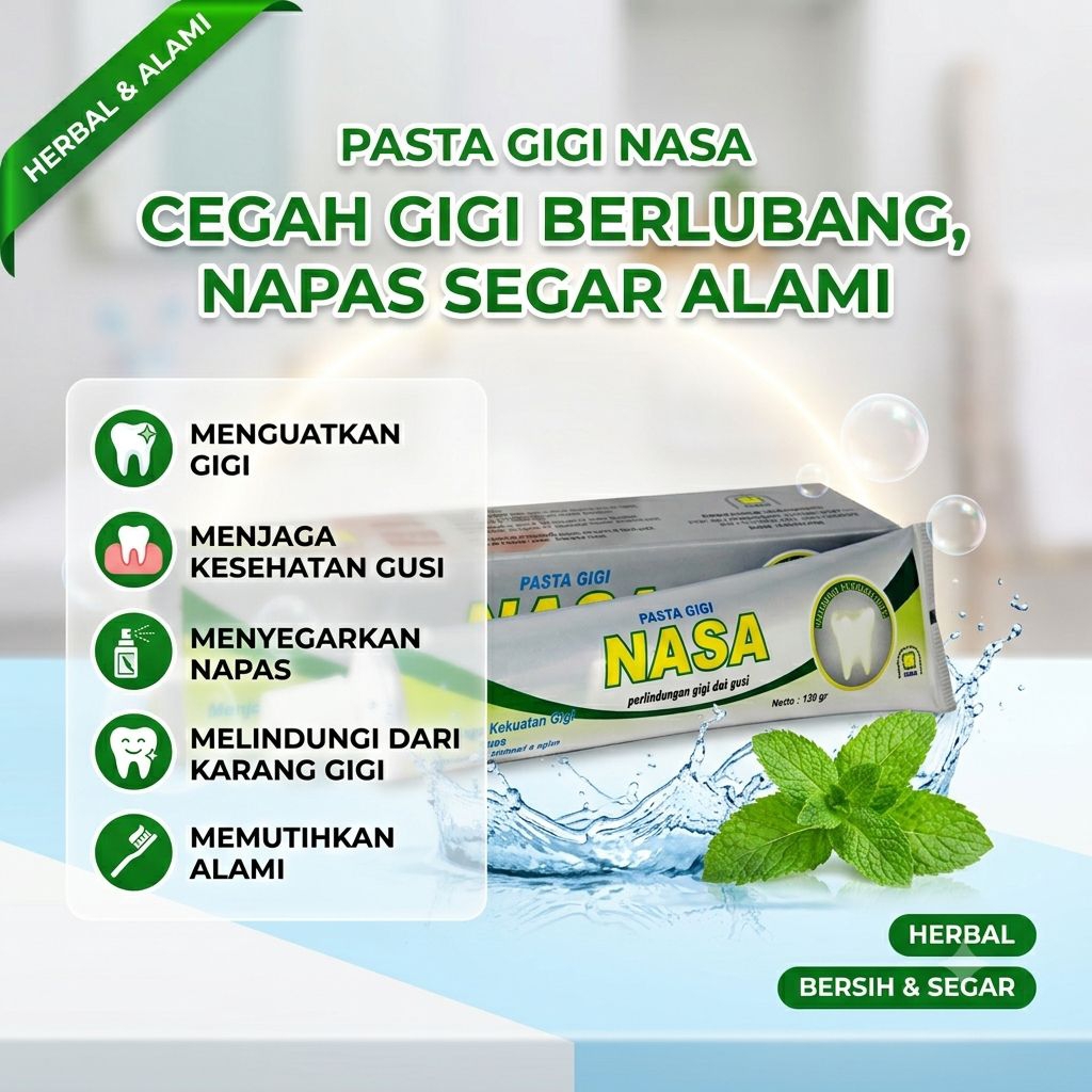 PASTA GIGI HERBAL ORIGINAL | ODOL NASA ORIGINAL Banjarmasin