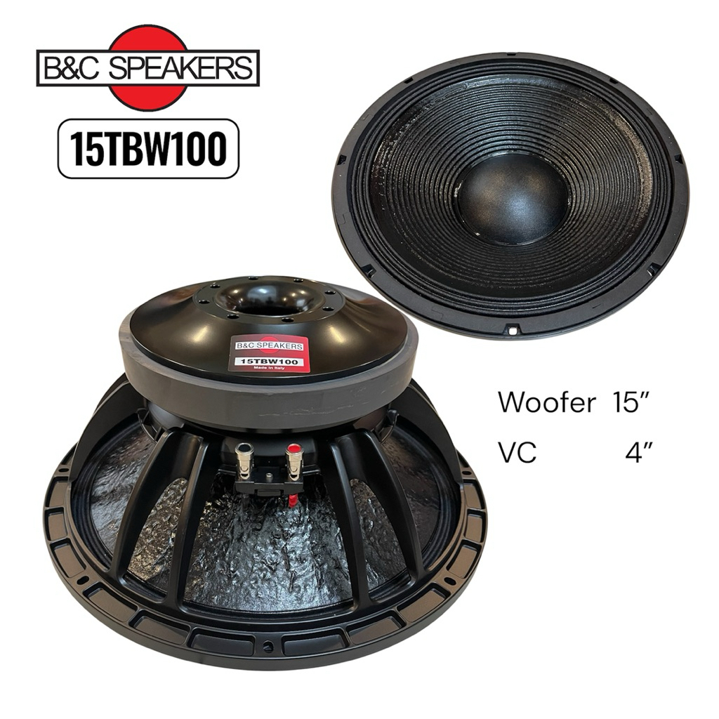 Speaker Component 15 Inch B&C 15TBW100  BNC 15tbw100  VC 4”