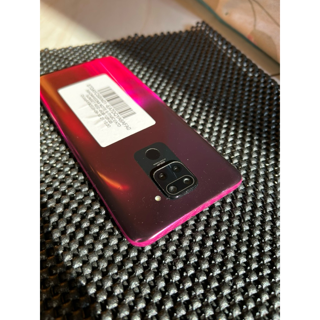 Hp Absen Online Redmi Note 9 6/128 BEKAS