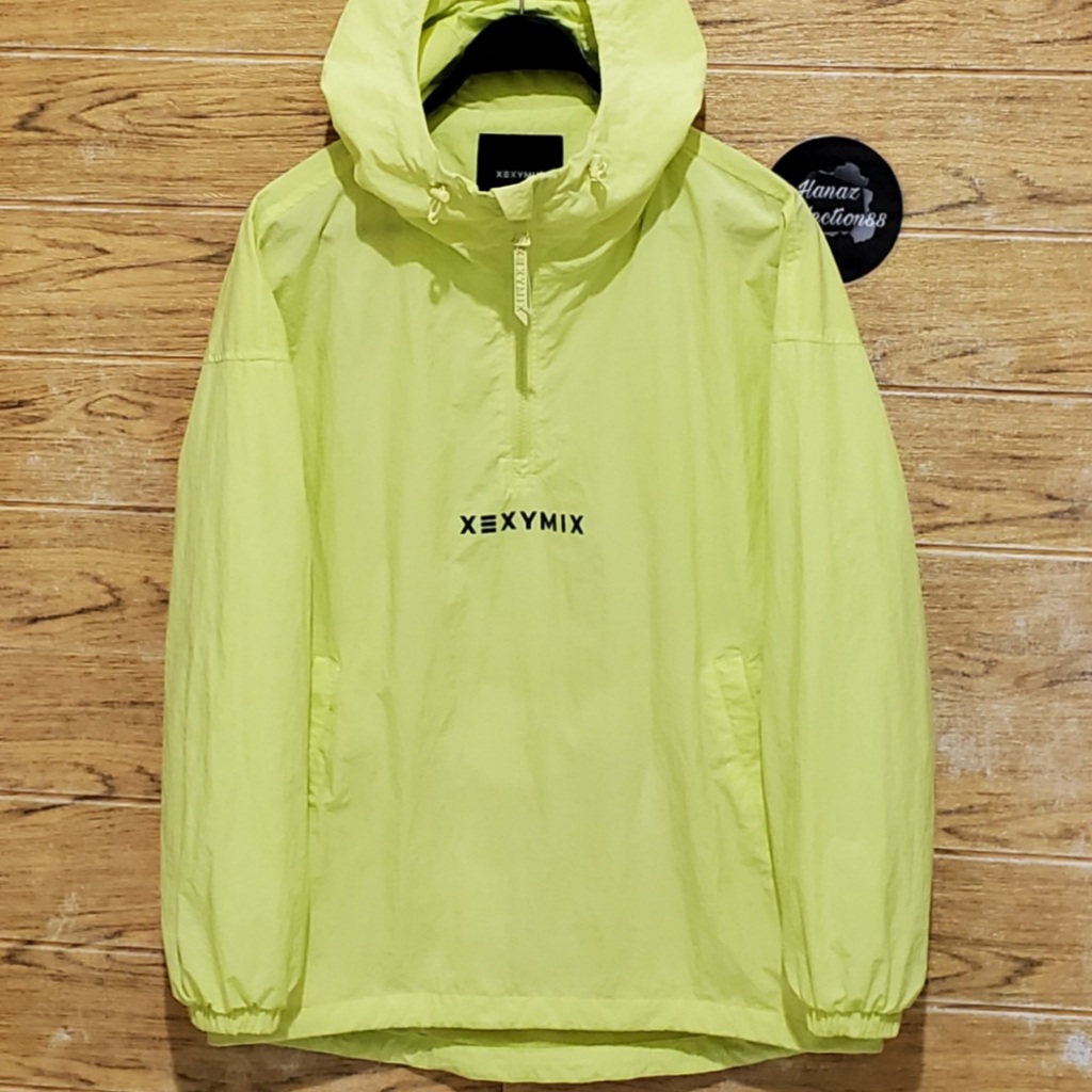 XEXYMIX Anorak Hooded Windbreaker Jaket Original