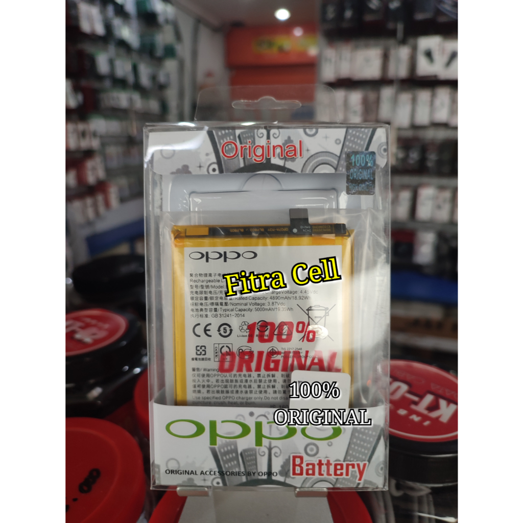 Battery Batre Batrei Baterai Oppo Reno BLP701 BLP-701 Oppo Reno 1 ORIGINAL