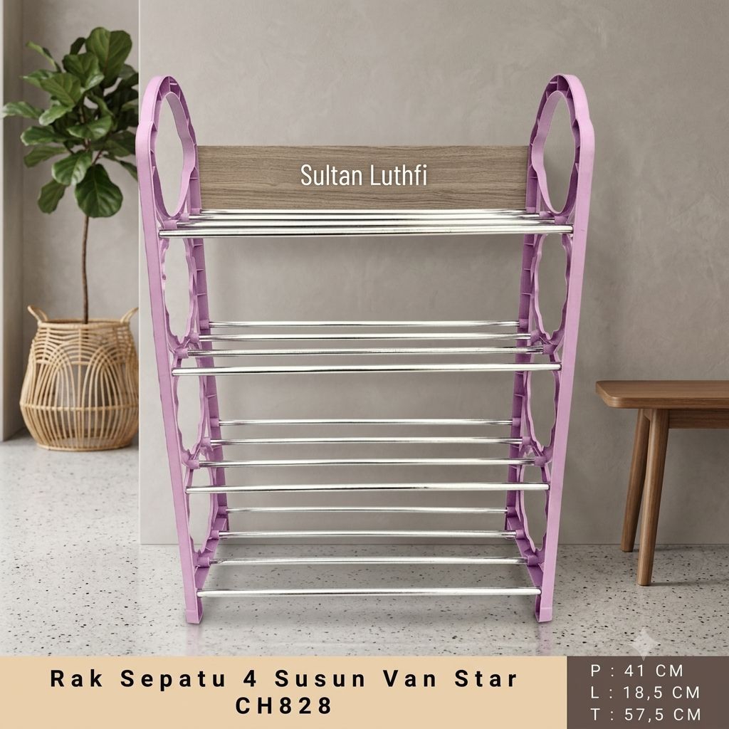 Rak Sepatu 4 Susun Vanstar CH828