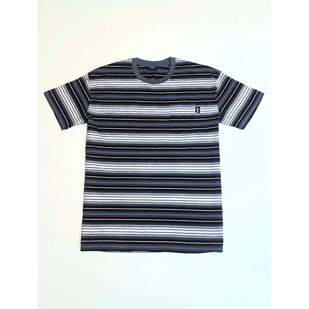 Stussy Striped Pocket Multicolor Tshirt