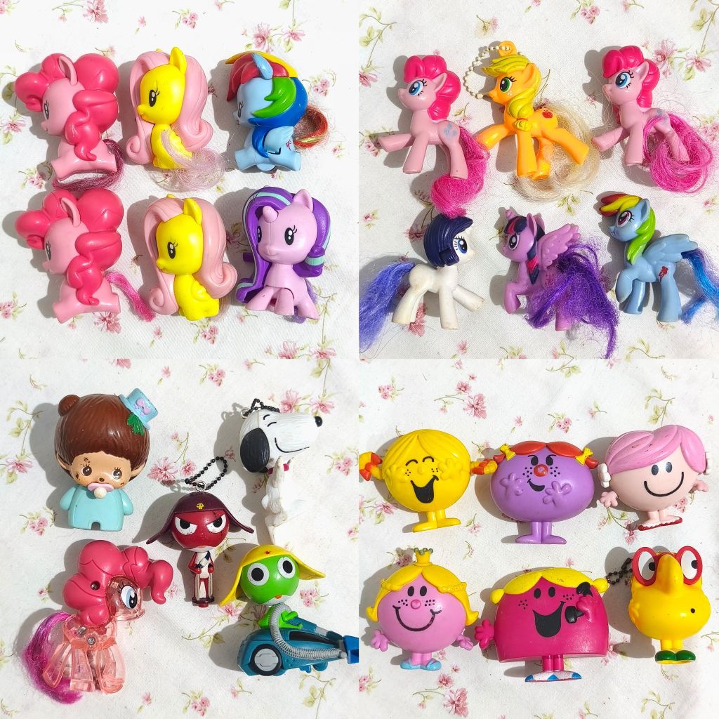 trinkets mcd figur toys snoopy keroro little miss badzmaru hello kitty pokemon lala loopsy monchhich