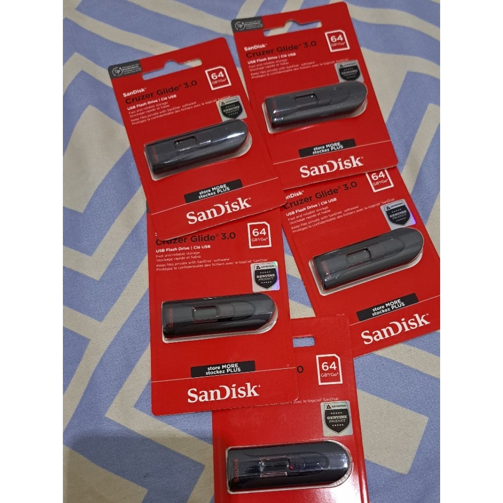 Flashdisk FD Sandisk Cruzer Glide 64gb