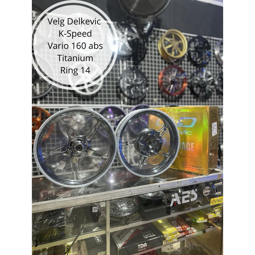 Velg CNC K Speed Vario 160 Abs Titanium Ring 14-Satriamodivication-