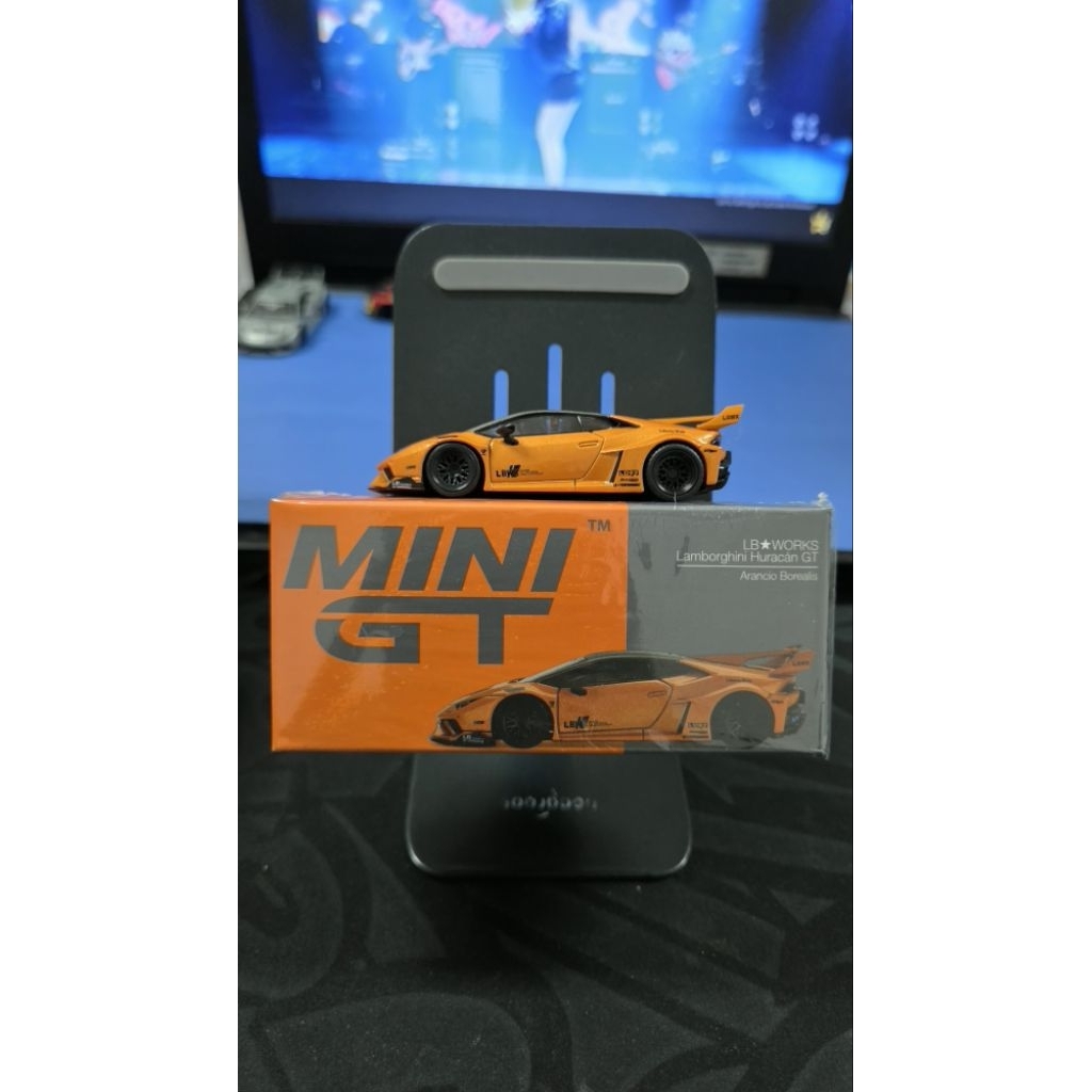 mini gt lamborghini huracan gt arancio boriels orange