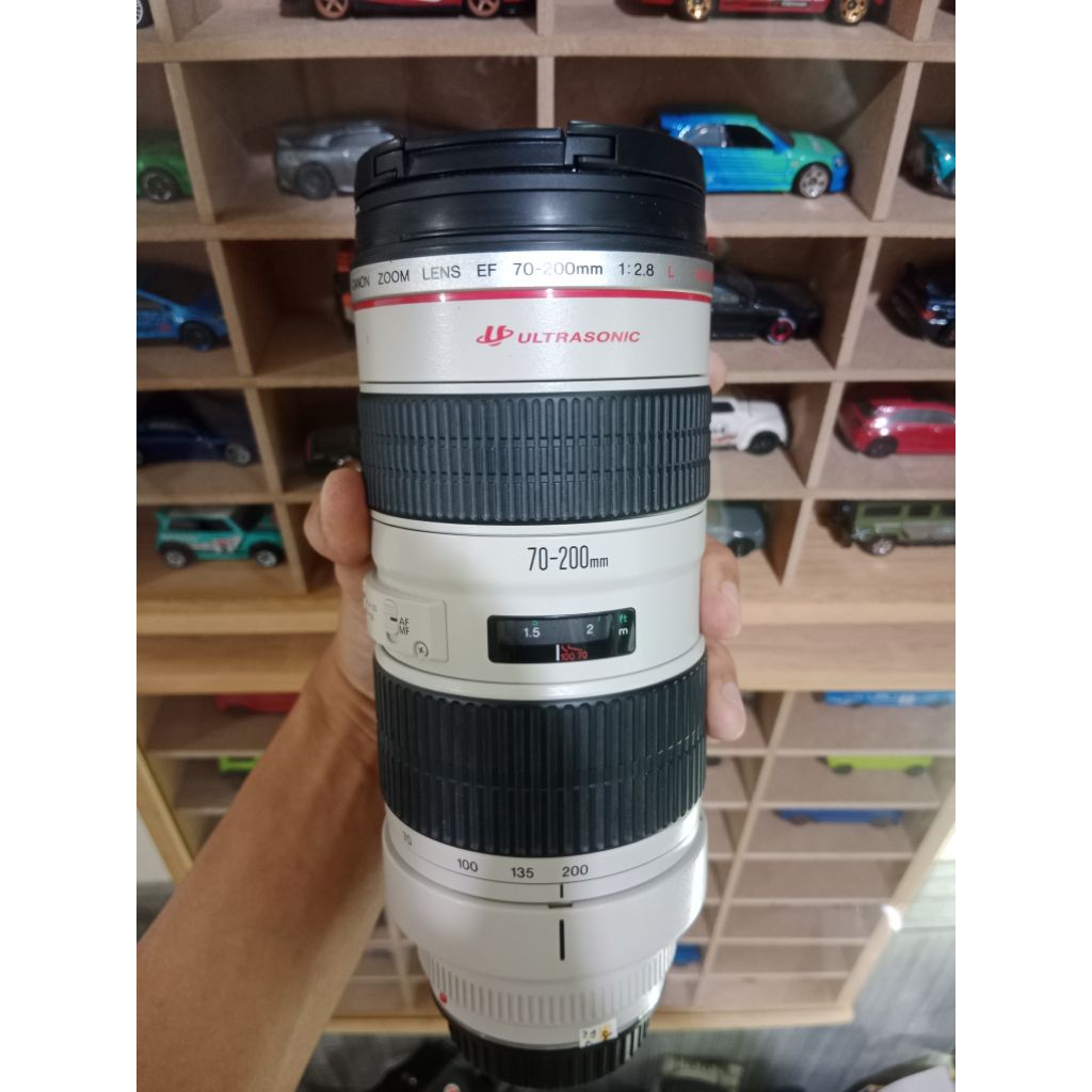 Lensa tele 70-200mm f2.8 non IS for canon