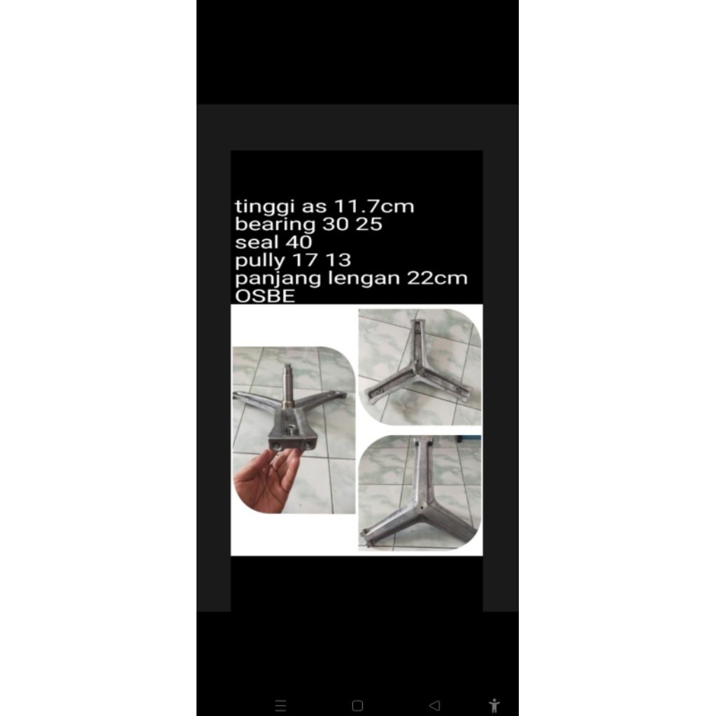 Segitiga Aqua FQW 1010QD FQW 105829QD spider mesin cuci