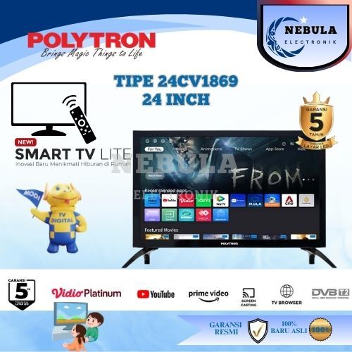 SMART TV 24 INCH POLYTRON/SMART TV POLYTRON 24 INCH NEW SERIES