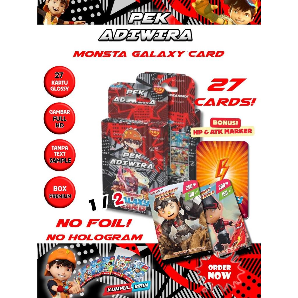 Kartu BoBoiBoy Pek ADIWIRA isi 27 card