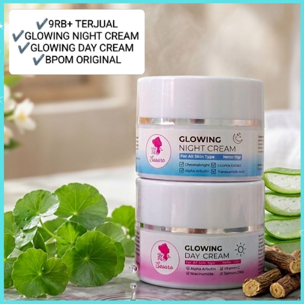 BPOM PAKET CREAM DOUBLE GLOWING EXPRESS ( SIANG DAN MALAM )