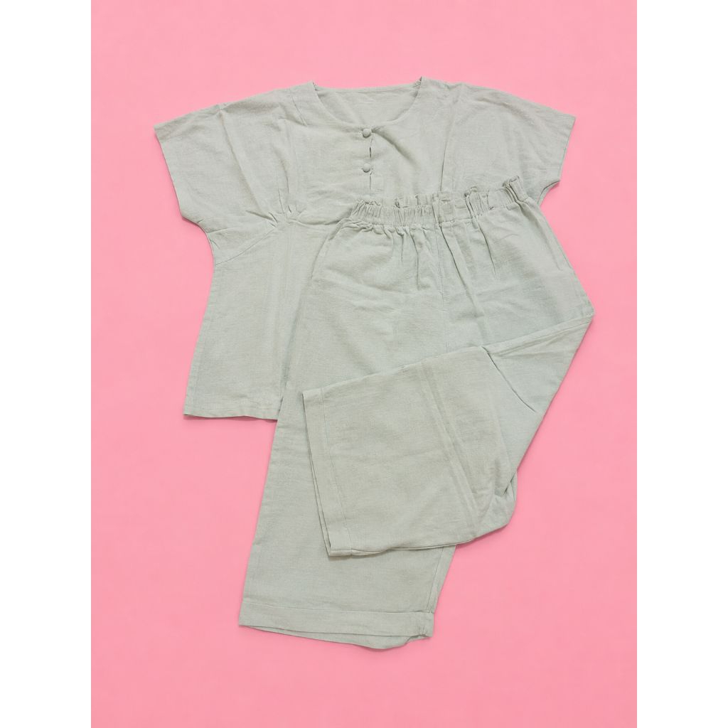 Setelan Sage Green One Set