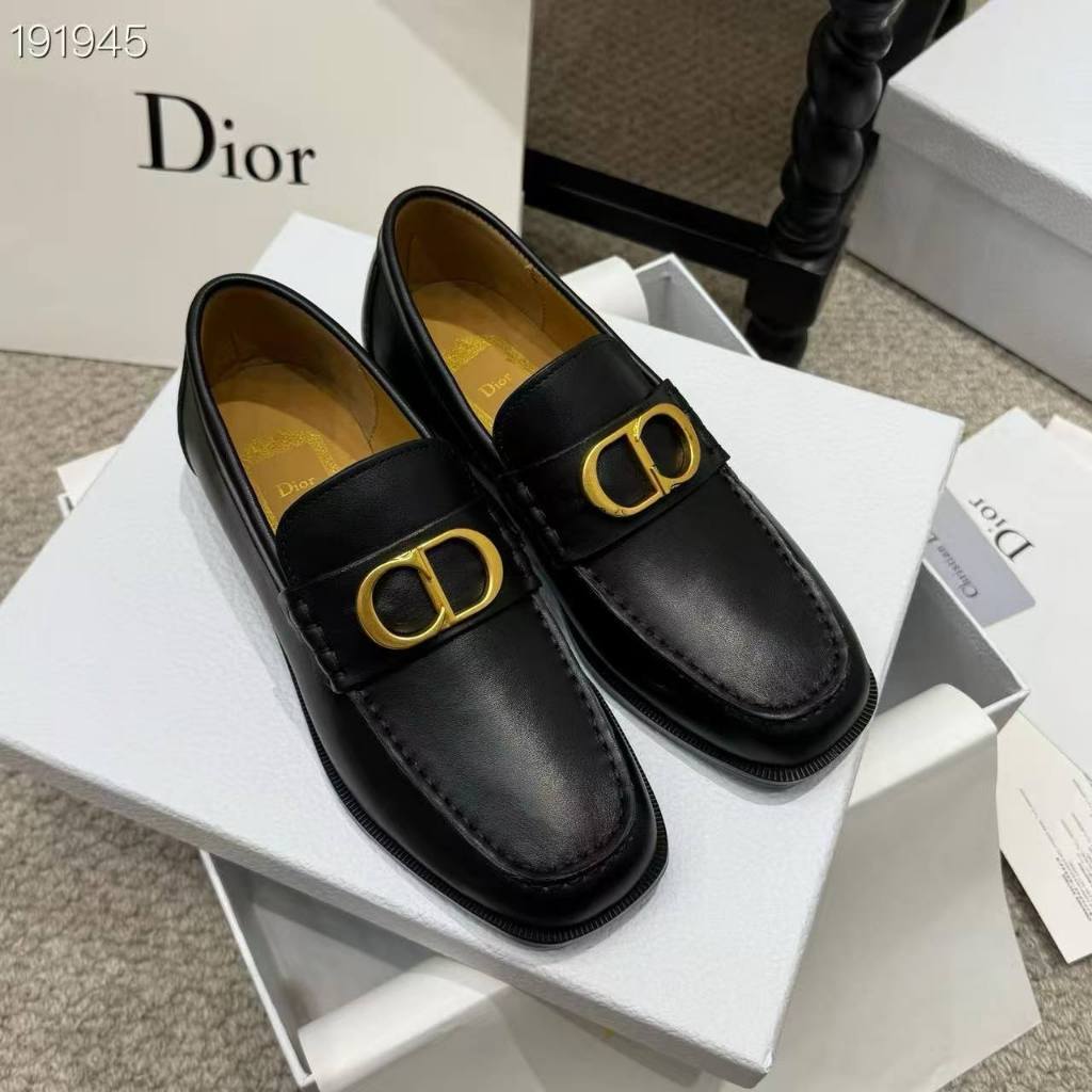 CD Loafer hitam VVIP Quality Import Branded Wanita