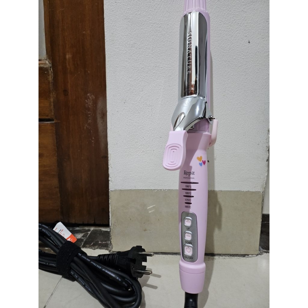 Repit pengeriting rambut/ curling iron (bekas, preloved)