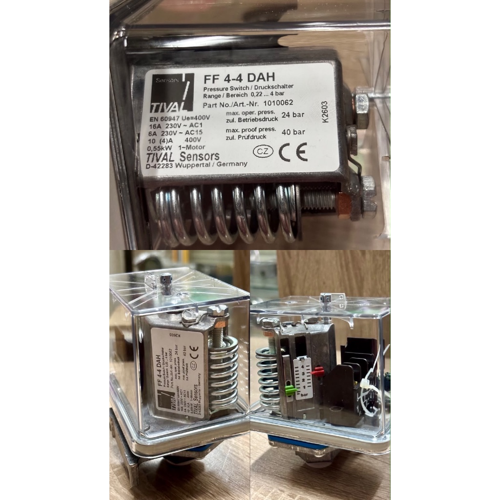 Pressure Switch Tival FF 4-4 DAH / Pressure Switch 4 Bar / Tival FF 4-4 DAH