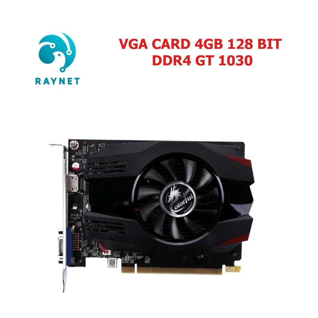 vga card 4 gb 128 bit gt 1030 colorfull ddr4