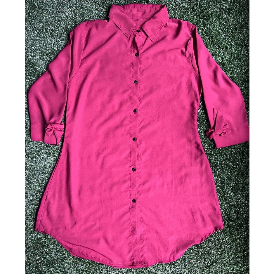 Outer Brokat Premium Wanita Putih Bersih Preloved Lace Cardigan Elegant