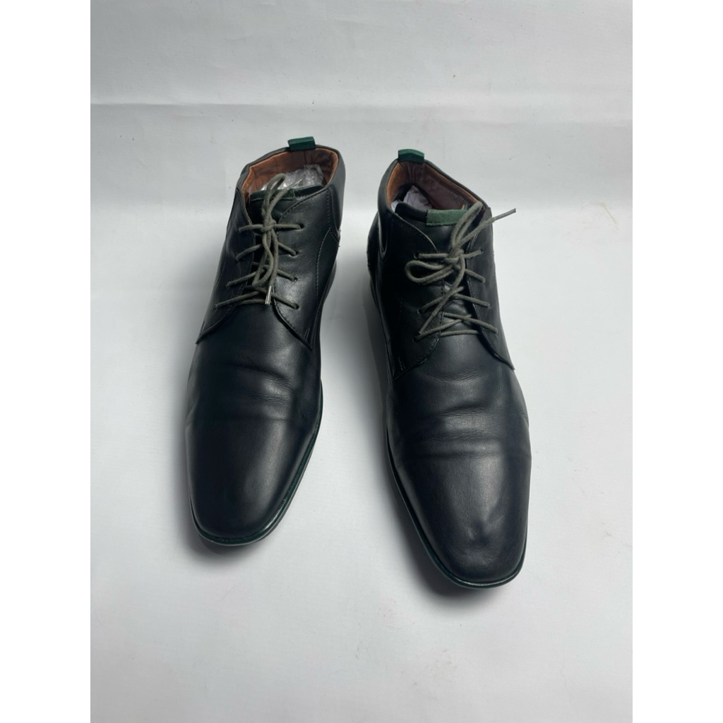 floris van bommel chukka boots dark green leather