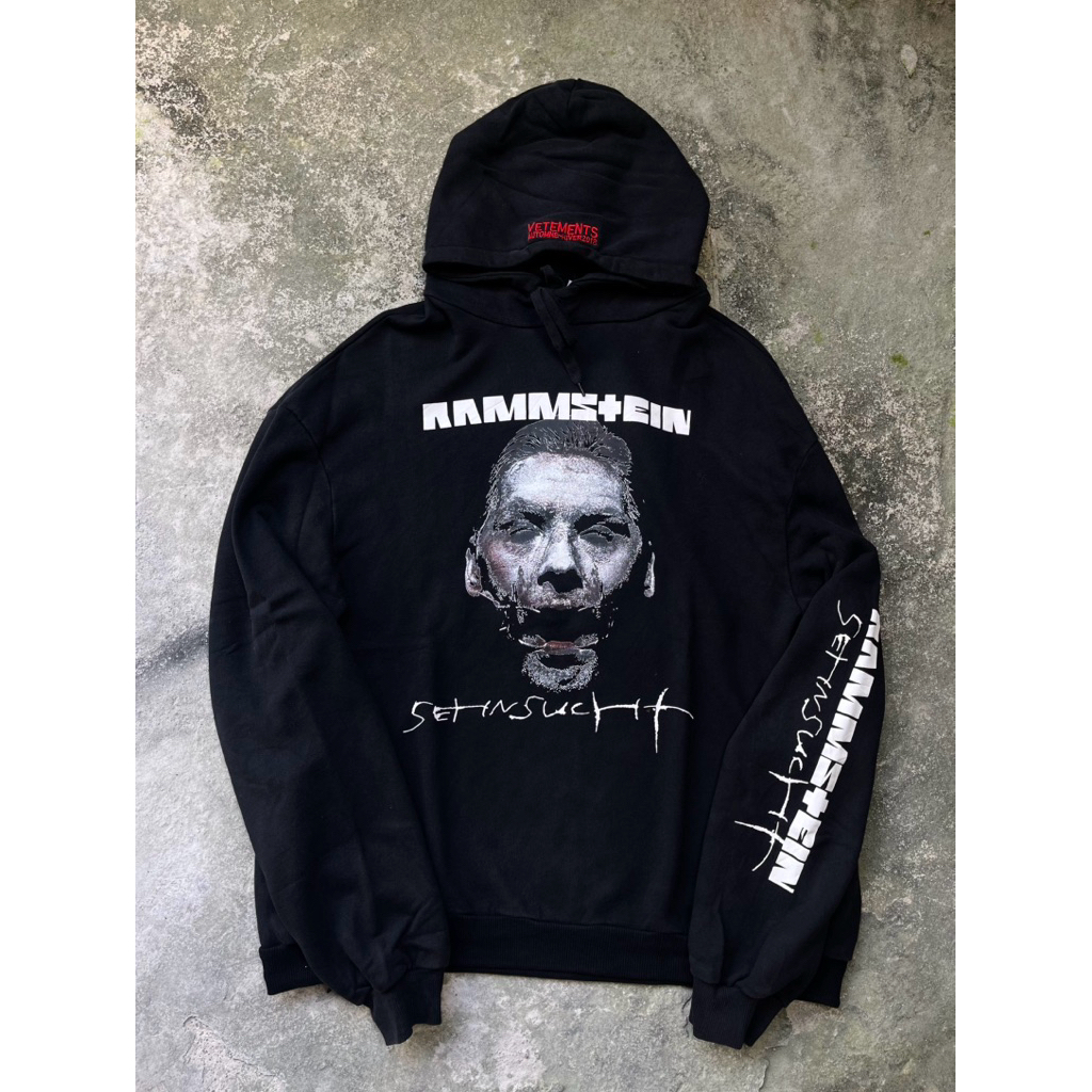 HOODIE DEAD STOCK VETEMENTS RAMMSTEIN (MADE IN CHINA) RARE ITEM BEST CONDITION