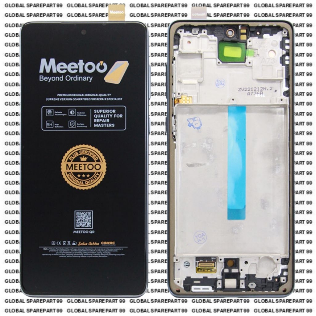 (MEETOO OLED+FRAME FINGERPRINT) LCD TOUCHSCREEN SAMSUNG GALAXY A73 5G A736 +FRAME OLED ORIGINAL