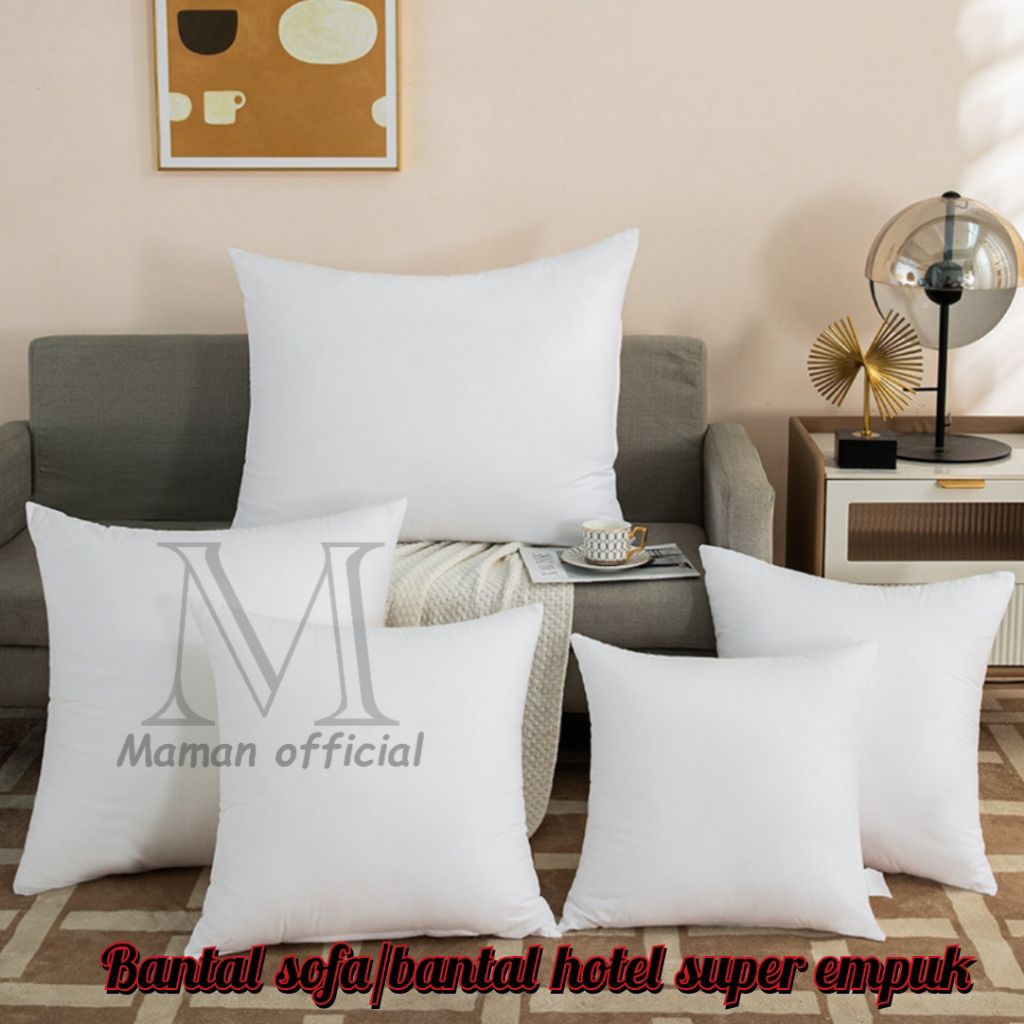 bantal sofa jumbo ukuran 60x60 70x70 80x80 90x90