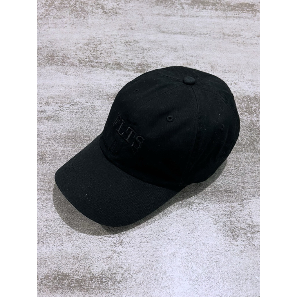 2nd ori || Topi Baseball Hitam Feltics “logo bordir FLTS” || Topi Pria