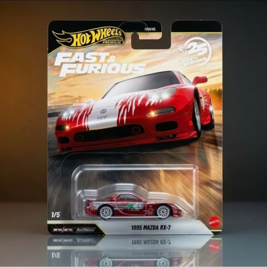 hot wheels premium fast & furious mazda rx-7 chase