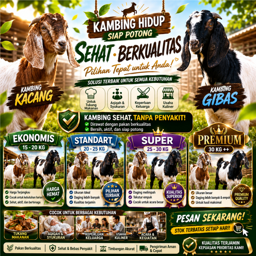 Kambing, Domba, Kambing Hidup, Domba Hidup, Kambing Aqiqah, Domba Aqiqah, Kambing Aqiqoh, Domba Aqiq