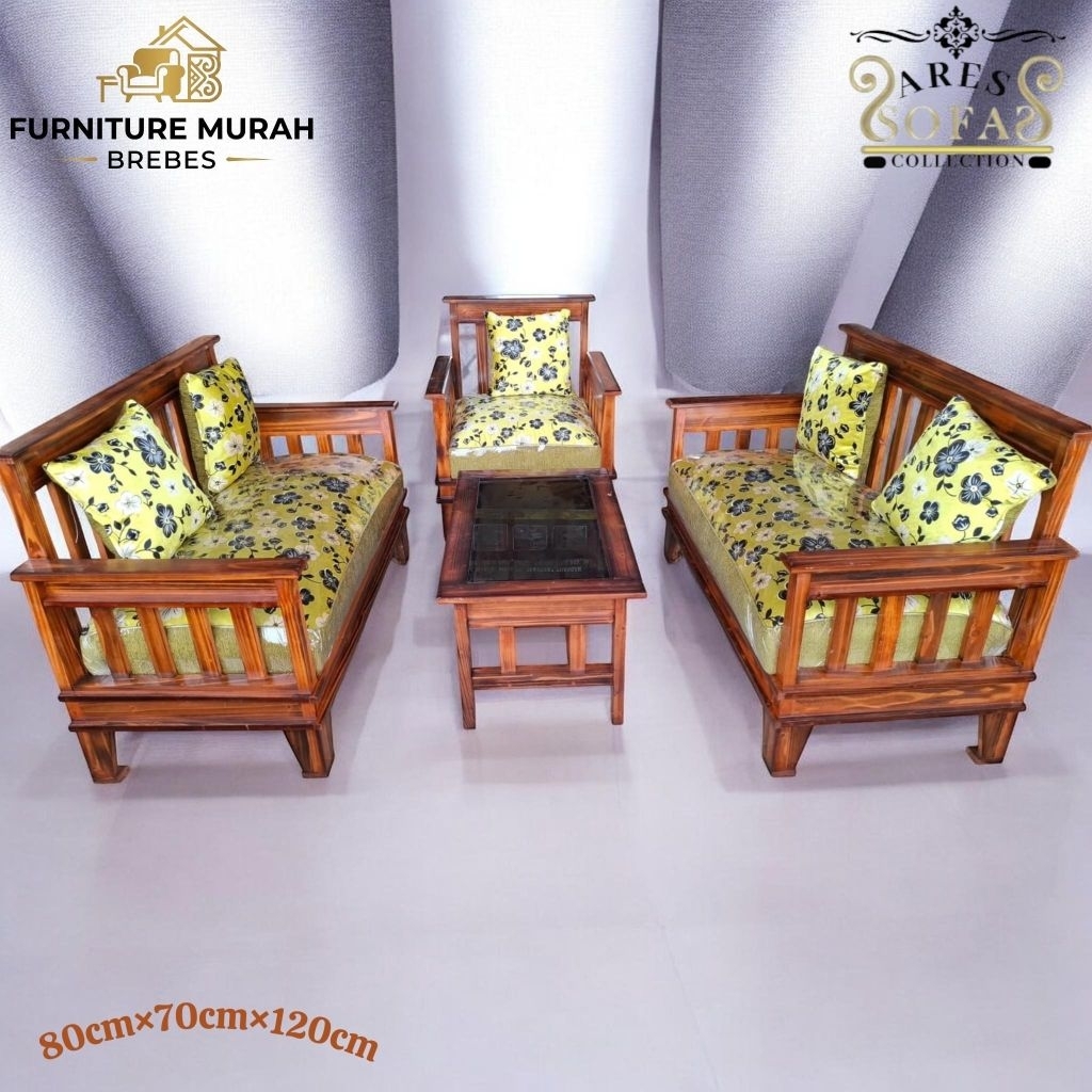 Sofa Kayu Classic sofa kayu Mahoni minimalis Termurah Terlaris di furniture Brebes Tegal Pemalang Pe