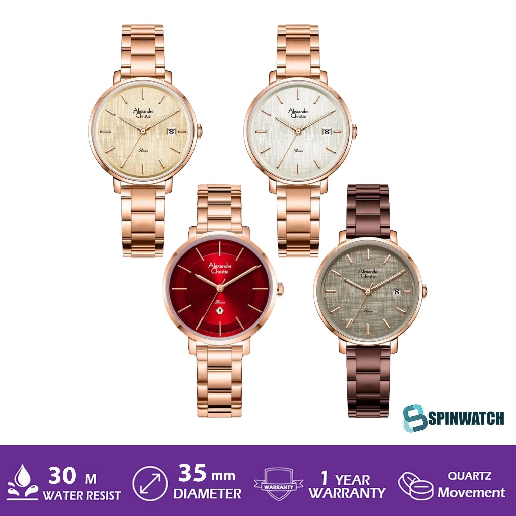 AC 2870 JAM TANGAN WANITA ALEXANDRE CHRISTIE AC2870 ORIGINAL GARANSI RESMI