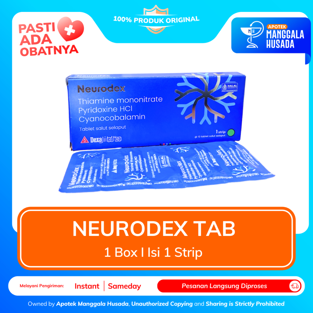 NEURODEX VITAMIN B PER STRIP @ 10 TABLET
