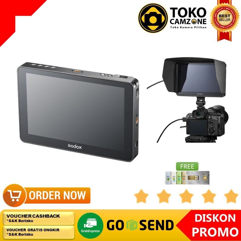 Godox Monitor GM7S 4K HDMI Touchscreen Camera Monitor