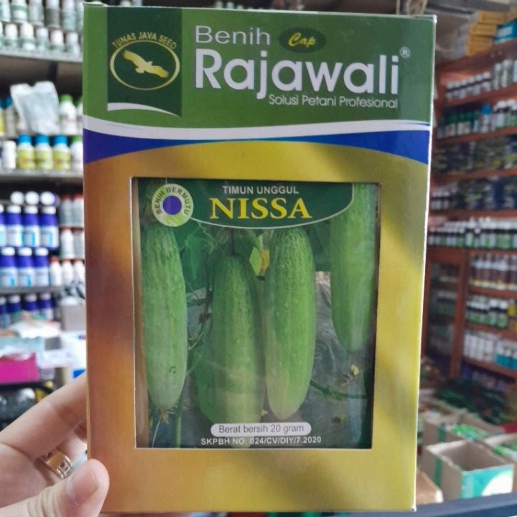 benih timun NISSA isi 20 gram(Raja wali)