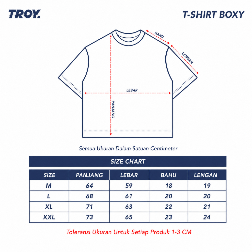 Troy Company Boxy Oversize Tshirt Black Big Star - Kaos Boxy Oversize Hitam MBD 3645