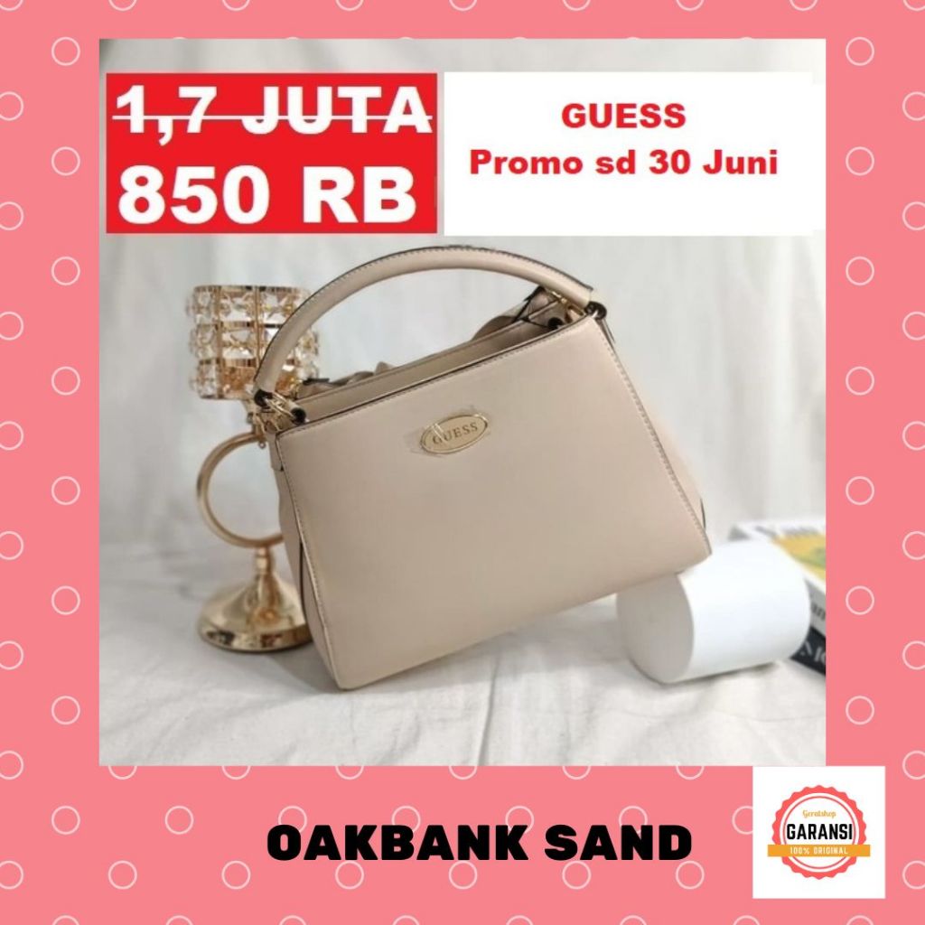 Tas Guess seri OAKBANK satchel bag 100% Original Store