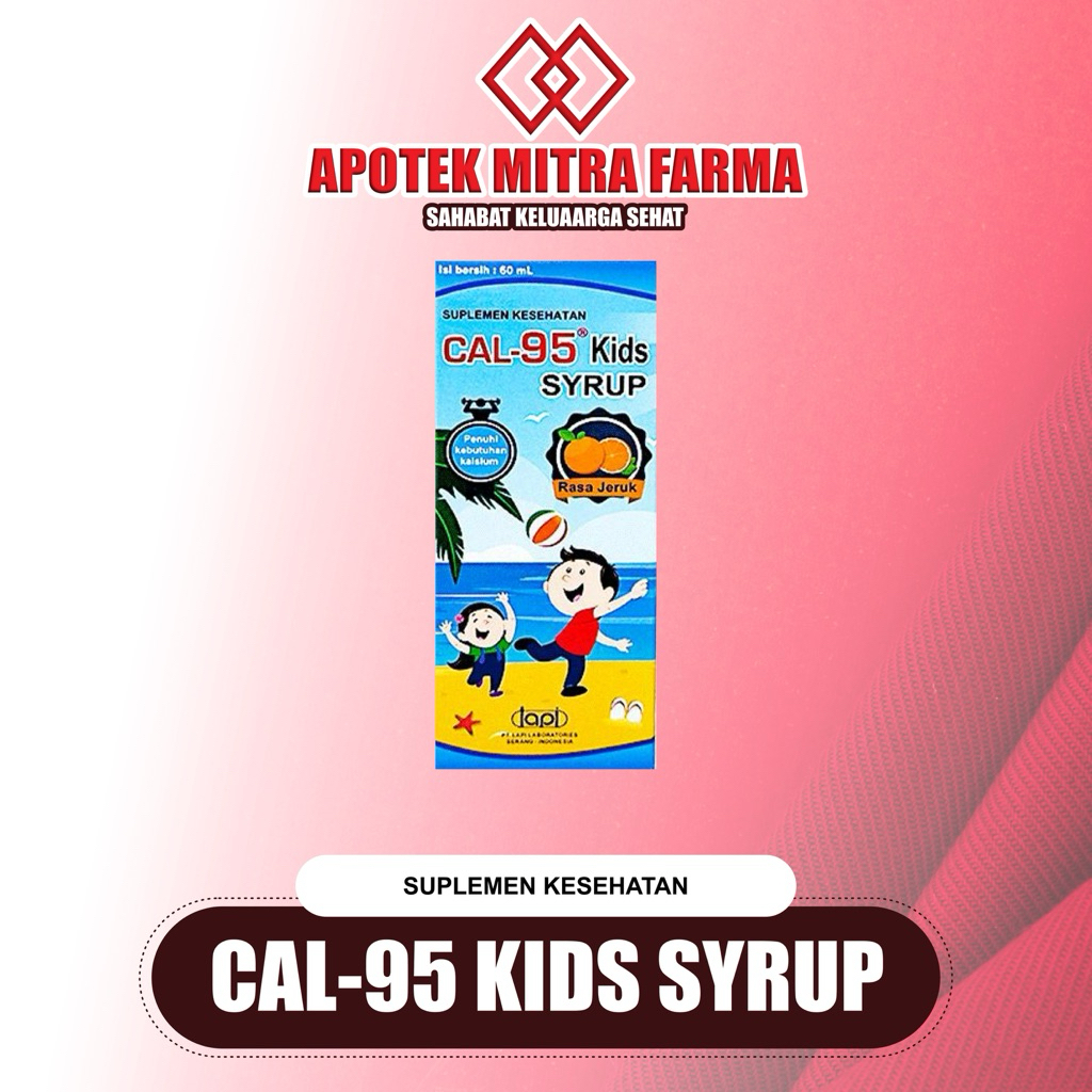 Sirup Kalsium Anak Lapi Laboratories 60ml - Membantu Pertumbuhan Tulang, Menunjang Kesehatan, Kandun