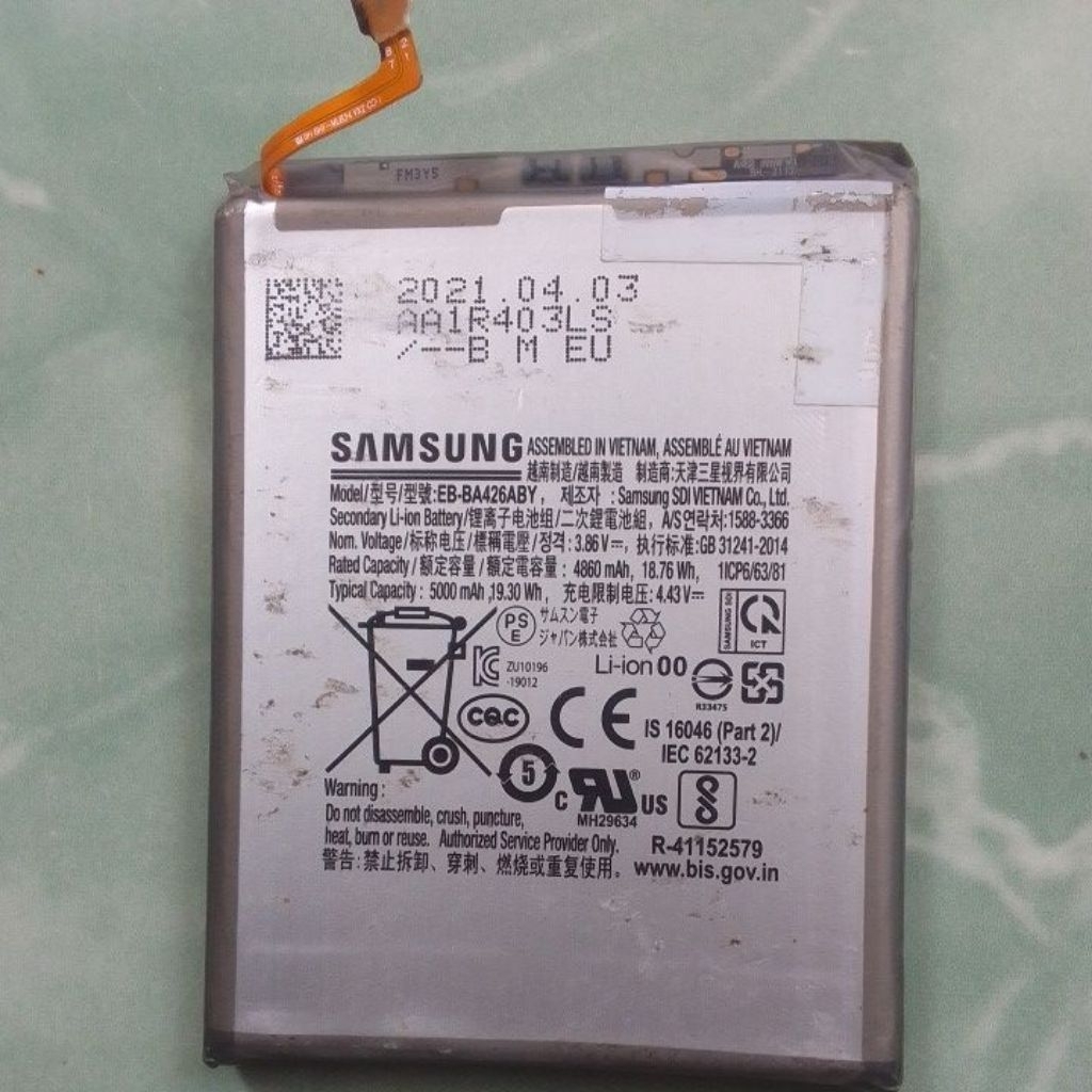 batre eb-ba426aby hp samsung Galaxy A32/ A42 /A72/ M22 /A426 seken