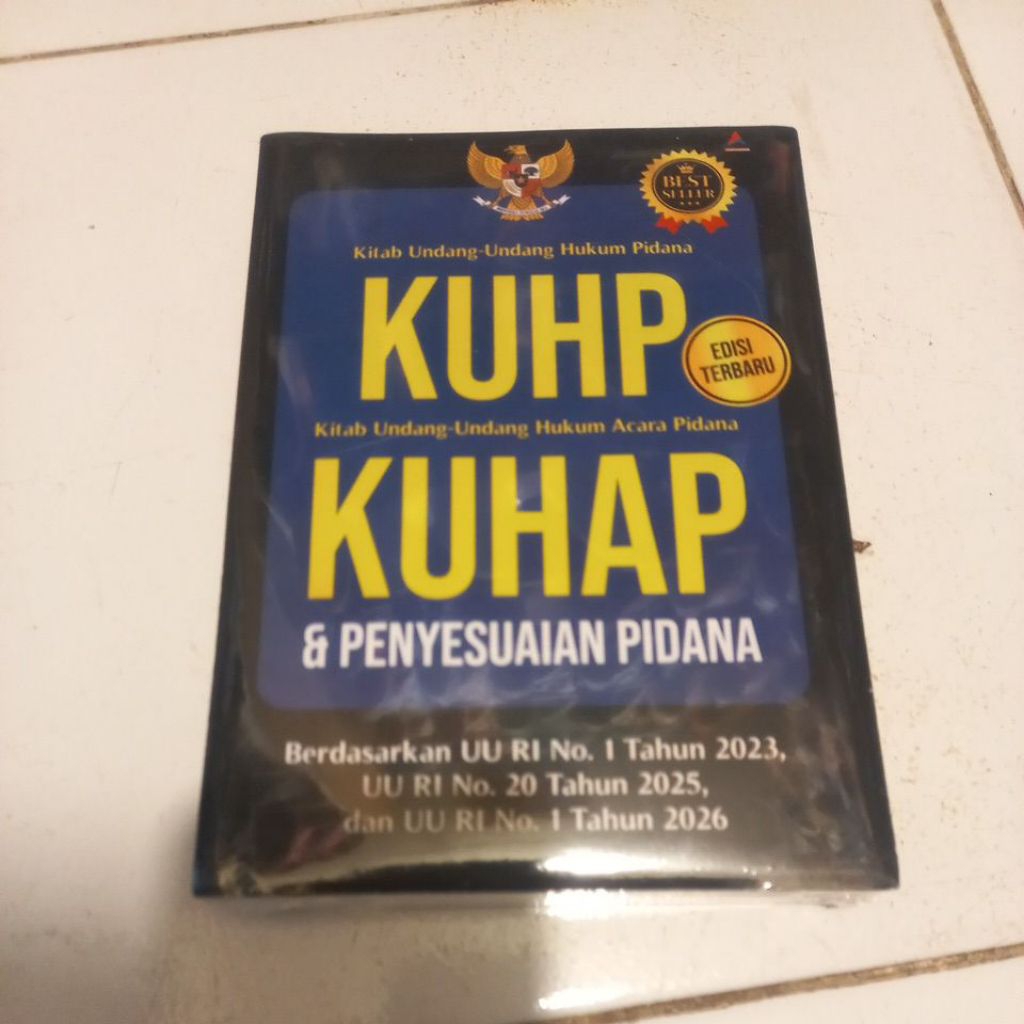 buku  kuhp  edisi terbaru kuhap